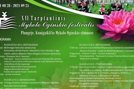 XVI Tarptautinis Mykolo Oginskio festivalis