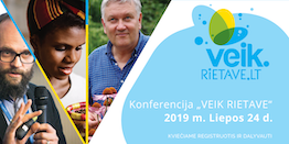Konferencija „VEIK RIETAVE“ 2019 m. liepos 24 d.