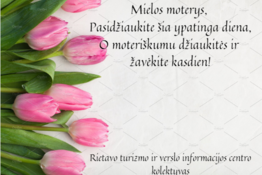 Sveikinimas Kovo 8-osios dienos proga