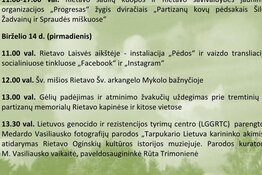 Gedulo ir vilties denos minėjimas