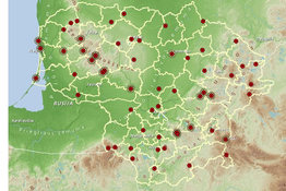 Aukščiausių savivaldybių taškų žemėlapis