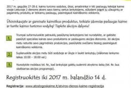 Akcija „Atviros dienos kaime“