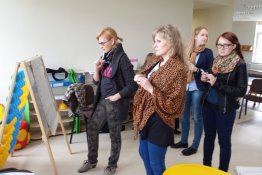 Ir mamos ir jų vaikai galėjo kartu mokytis Pelaičių vaikų dienos centre